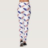 Patriottische Amerikaanse adelaar Thunder_Cove Leggings (Achterkant)