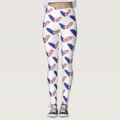 Patriottische Amerikaanse adelaar Thunder_Cove Leggings (Voorkant)