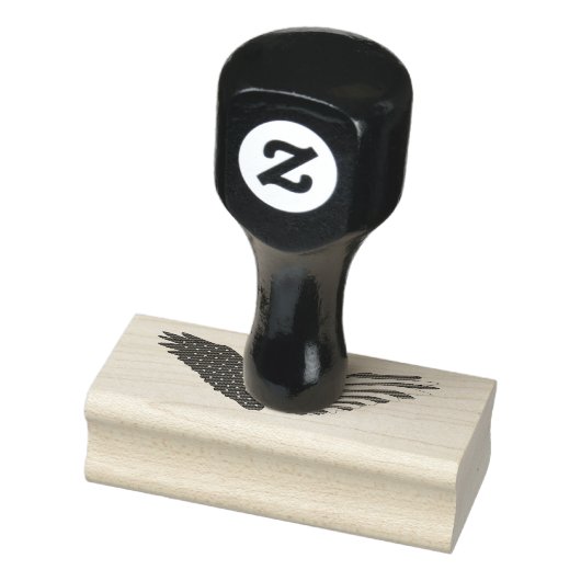 Patriottische Amerikaanse adelaar Thunder_Cove Rubberstempel (Stempel)