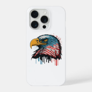 Patriottische Amerikaanse Adelaar USA Onafhankelij iPhone 15 Pro Case