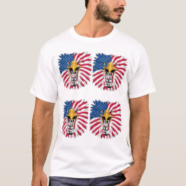 Patriottische Amerikaanse adelaar" Verkiezingsdag  T-shirt