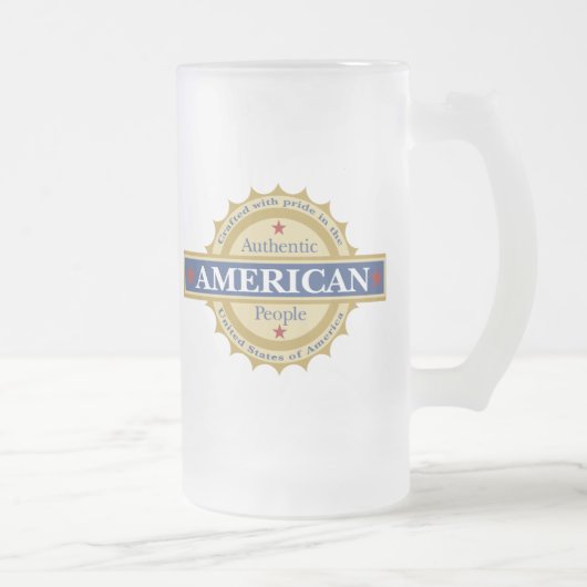 Patriottische Amerikaanse Beer mok (Rechts)