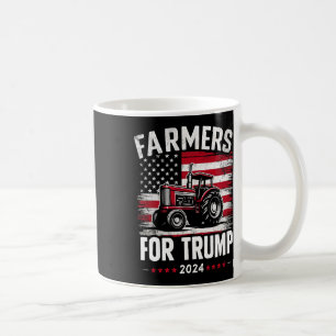 Patriottische Amerikaanse Boeren Voor Trump Verkie Koffiemok