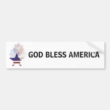 Patriottische Amerikaanse Bumpersticker