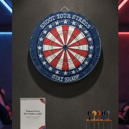 Patriottische Amerikaanse Dartbord Wand Kunst Desi