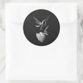 Patriottische Amerikaanse Eagle Sticker (Tas)