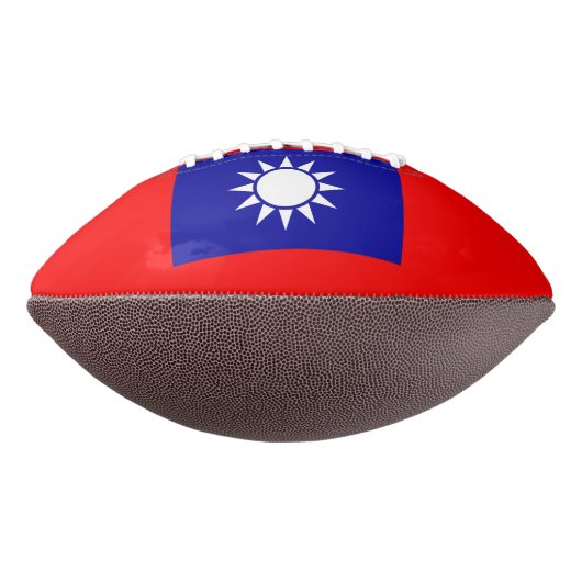 Patriottische Amerikaanse football vlag van Taiwan (Gedraaid 270)