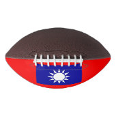 Patriottische Amerikaanse football vlag van Taiwan (Voorkant)
