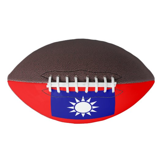 Patriottische Amerikaanse football vlag van Taiwan (Voorkant)