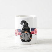 patriottische amerikaanse gnoom koffiemok (Center)