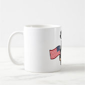 patriottische amerikaanse gnoom koffiemok (Links)