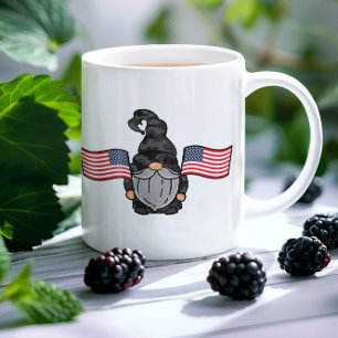 patriottische amerikaanse gnoom koffiemok