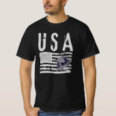 Patriottische Amerikaanse Gotische T-shirt (Voorkant)