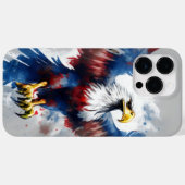 PATRIOTTISCHE AMERIKAANSE KALE ADELAAR VOGEL Case-Mate iPhone CASE (Achterkant (horizontaal))