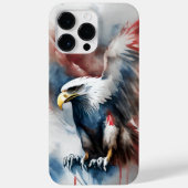 PATRIOTTISCHE AMERIKAANSE KALE ADELAAR VOGEL Case-Mate iPhone CASE (Achterkant)