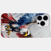 PATRIOTTISCHE AMERIKAANSE KALE ADELAAR VOGEL Case-Mate iPhone CASE (Achterkant (horizontaal))