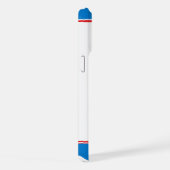 Patriottische/Amerikaanse Kerstman iPhone Hoesje (Rechterkant)