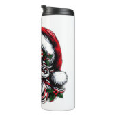 Patriottische/Amerikaanse Kerstman Thermosbeker (Geroteerd rechts)