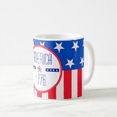 Patriottische Amerikaanse koffiemok (Voorkant rechts)