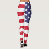 Patriottische Amerikaanse Leggings (Achterkant)