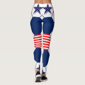 Patriottische Amerikaanse Leggings (Achterkant)