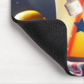 Patriottische Amerikaanse limonade Muismat (Hoek)