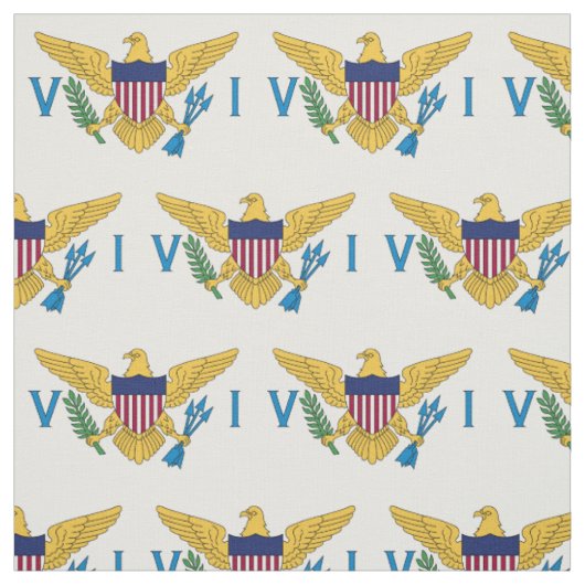 Patriottische Amerikaanse Maagdeneilanden Vlag Stof (Swatch)