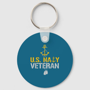 Patriottische Amerikaanse marineveteraan sinds 177 Sleutelhanger