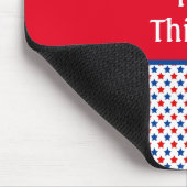 Patriottische Amerikaanse Onafhankelijke Denker Muismat (Hoek)