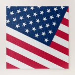 Patriottische Amerikaanse Puzzel<br><div class="desc">USA Vlag Puzzel - Verenigde Staten van Amerika - Amerikaanse Vlag Puzzels - Patriotisch - Onafhankelijkheidsdag - 4 juli - Aanpasbaar - of Kies / Voeg Uw Unieke Tekst / Kleur / Afbeelding Toe - Maak Uw Speciale Legpuzzel Cadeaus - Vergroot en verplaats of verwijder en voeg elementen / afbeelding...</div>