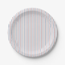 Patriottische Amerikaanse Rood Wit en Blauw Pinstr