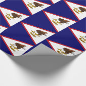 Patriottische Amerikaanse Samoa Flag Cadeaupapier (Hoek)