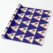 Patriottische Amerikaanse Samoa Flag Cadeaupapier (Uitgerold)
