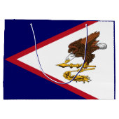 Patriottische Amerikaanse Samoa Flag Groot Cadeauzakje (Achterkant)