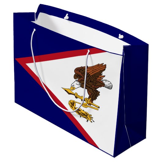 Patriottische Amerikaanse Samoa Flag Groot Cadeauzakje (Achterkant Gekanteld)