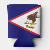 Patriottische Amerikaanse Samoa Flag Koelbox Blikjeskoeler (Achterkant)