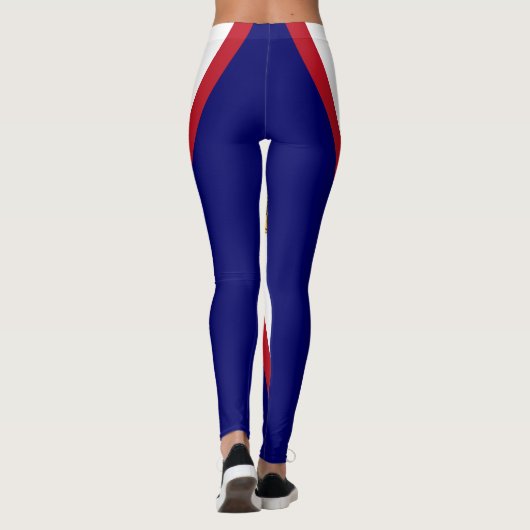 Patriottische Amerikaanse Samoa Flag Leggings (Achterkant)