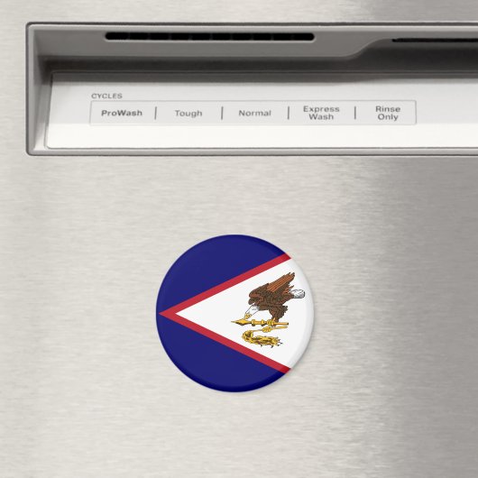 Patriottische Amerikaanse Samoa Flag Magneet (Insitu (Vaatwasser))