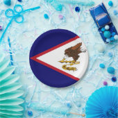 Patriottische Amerikaanse Samoa Flag Papieren Bordje (Feest)