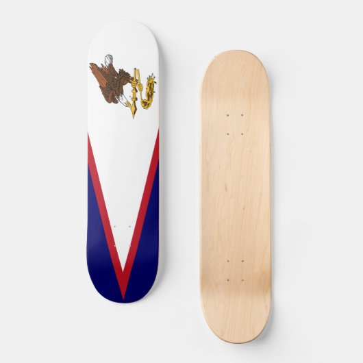 Patriottische Amerikaanse Samoa Flag Persoonlijk Skateboard (Voorkant)