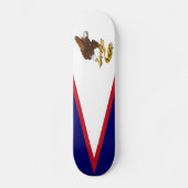 Patriottische Amerikaanse Samoa Flag Persoonlijk Skateboard (Voorkant)