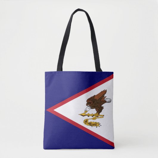 Patriottische Amerikaanse Samoa Flag Tote Bag (Voorkant)