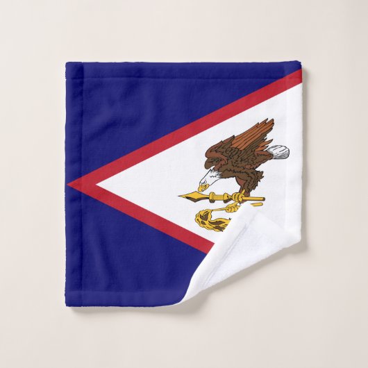 Patriottische Amerikaanse Samoa Flag Washandje (Wasdoekje)