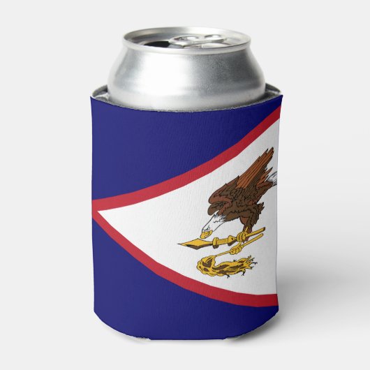 Patriottische Amerikaanse Samoa Vlag Kan Koeler (Blikje Voorkant)