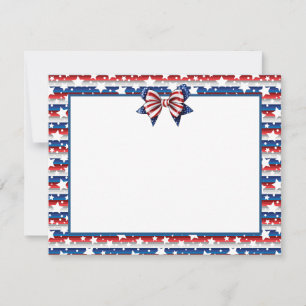 Patriottische Amerikaanse Semiquincentennial Coque Notitiekaartje