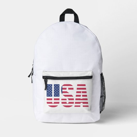 Patriottische Amerikaanse Spirit Rugzak (Voorkant)