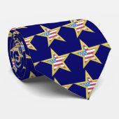 Patriottische Amerikaanse Star-Stropdassen Stropdas (Opgerold)