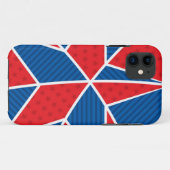 Patriottische Amerikaanse ster Case-Mate iPhone Case (Achterkant (horizontaal))