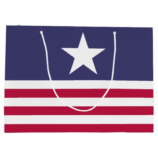 Patriottische Amerikaanse stijl Groot Cadeauzakje (Achterkant)
