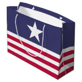 Patriottische Amerikaanse stijl Groot Cadeauzakje (Achterkant Gekanteld)